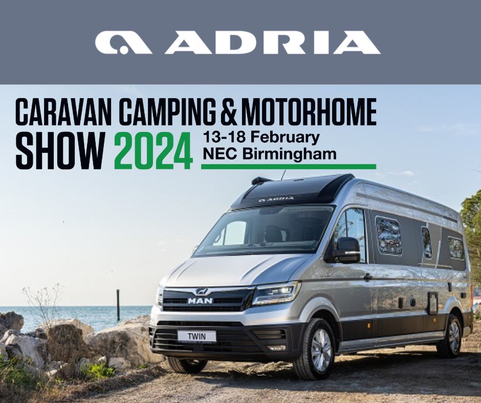 Join us at the Caravan, Camping & Motorhome Show 2024